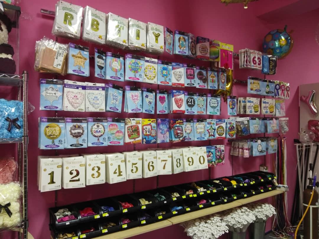 Foil, number & letter balloons